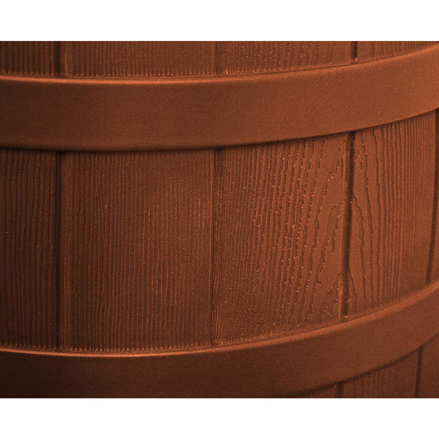 Good Ideas Rain Wizard Collection Barrel 50-Gallon w/ Diverter Kit, Terra Cotta