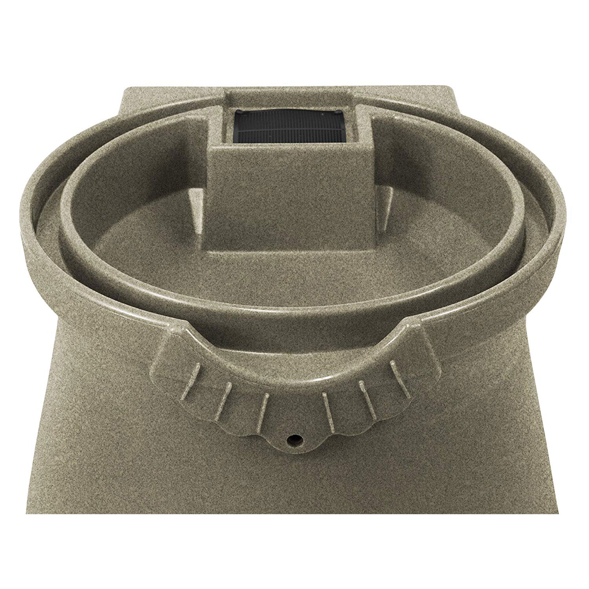 Good Ideas  50 Gallon Rain Water Saver Wizard Barrel Urn, Sandstone (Open Box) - VMInnovations