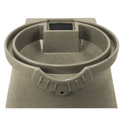 Good Ideas  50 Gallon Rain Water Saver Wizard Barrel Urn, Sandstone (Open Box) - VMInnovations