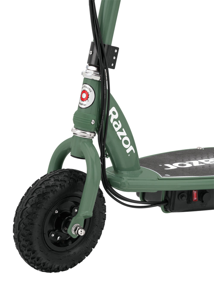 Razor RX200 Electric Off Road Kids Scooter, Rear Wheel Drive, Disc Brakes, Green