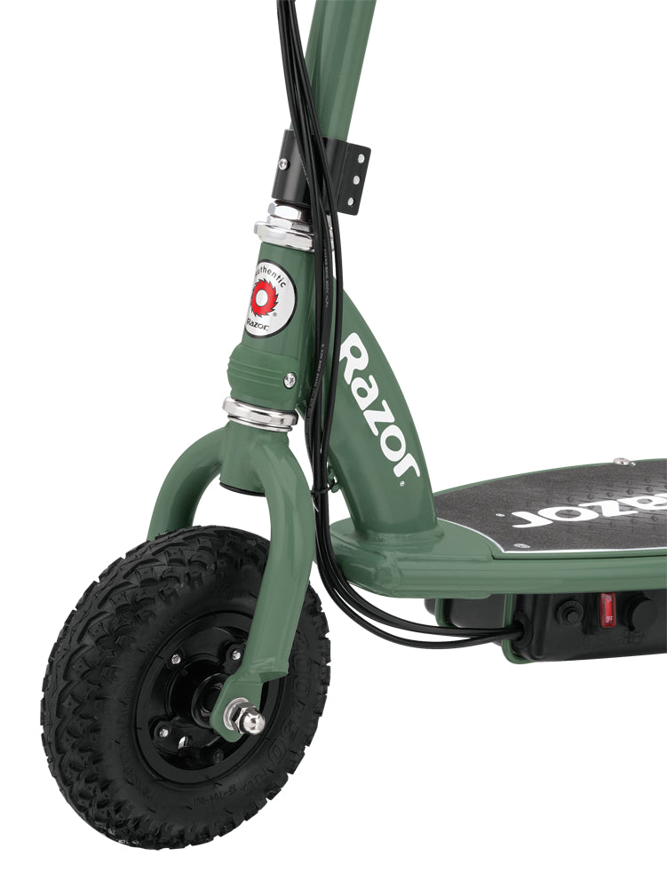Razor RX200 Electric Off Road Kids Scooter, Rear Wheel Drive, Disc Brakes, Green