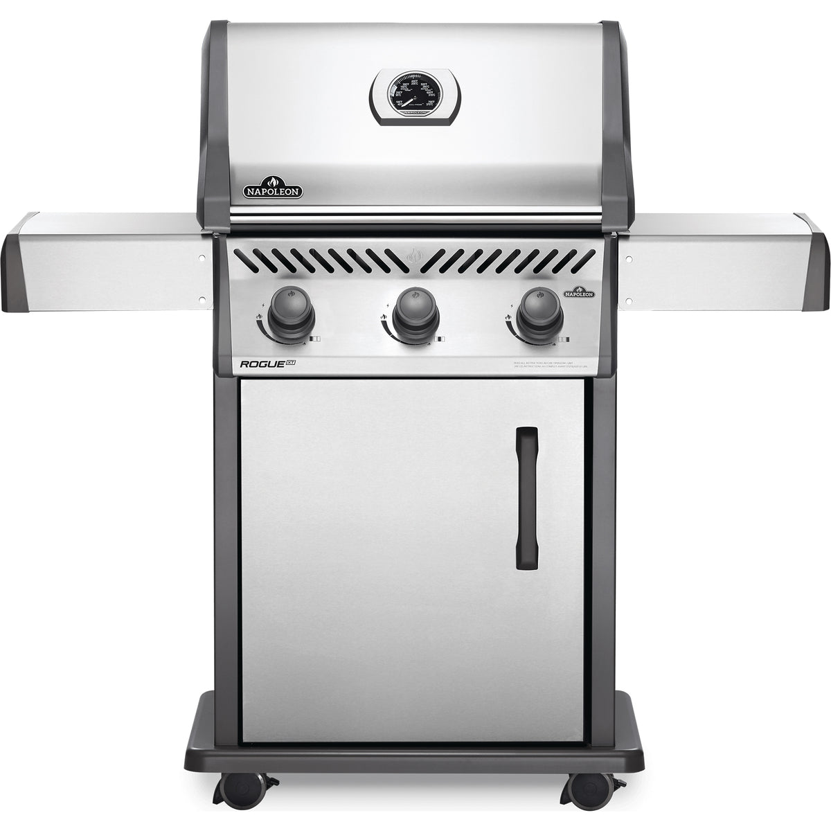 Napoleon Rogue XT 425 42000 BTU Propane Gas Grill, Silver (Used)