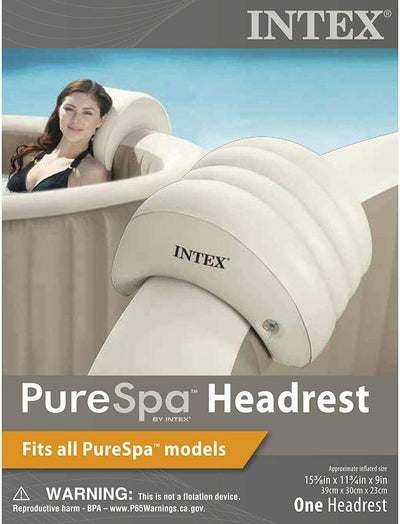 Intex PureSpa Hot Tub Inflatable Lounge Headrest Pillow (New Without Box) - VMInnovations
