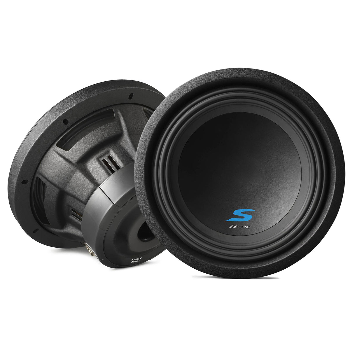 Alpine S-Series 10 Inch 1800 Watt Max 2 Ohm DVC Car Audio Subwoofer (Open Box)