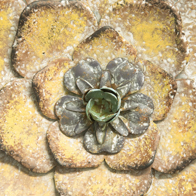 Stratton Home Decor Set of 3 Metal Rustic Flower Wall Decor (Open Box) (2 Pack) - VMInnovations