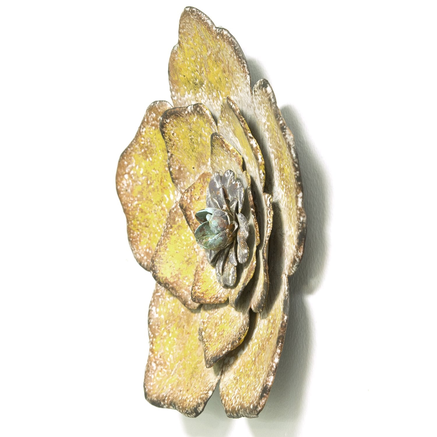 Stratton Home Decor Set of 3 Metal Rustic Flower Wall Decor (Open Box) (2 Pack) - VMInnovations