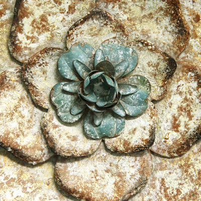 Stratton Home Decor Set of 3 Metal Rustic Flower Wall Decor (Open Box) (2 Pack) - VMInnovations