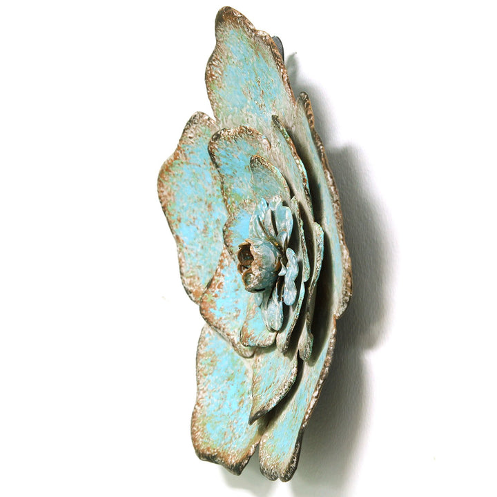 Stratton Home Decor Set of 3 Metal Rustic Flower Wall Decor (Open Box) - VMInnovations