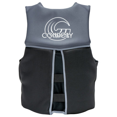 Connelly Classic NEO Neoprene Mens Large Life Jacket Vest PFD, Black/Gray (Used)