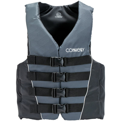 Connelly Mens Medium Tunnel 4-Belt Nylon Life Vest Safety Jacket (Used)