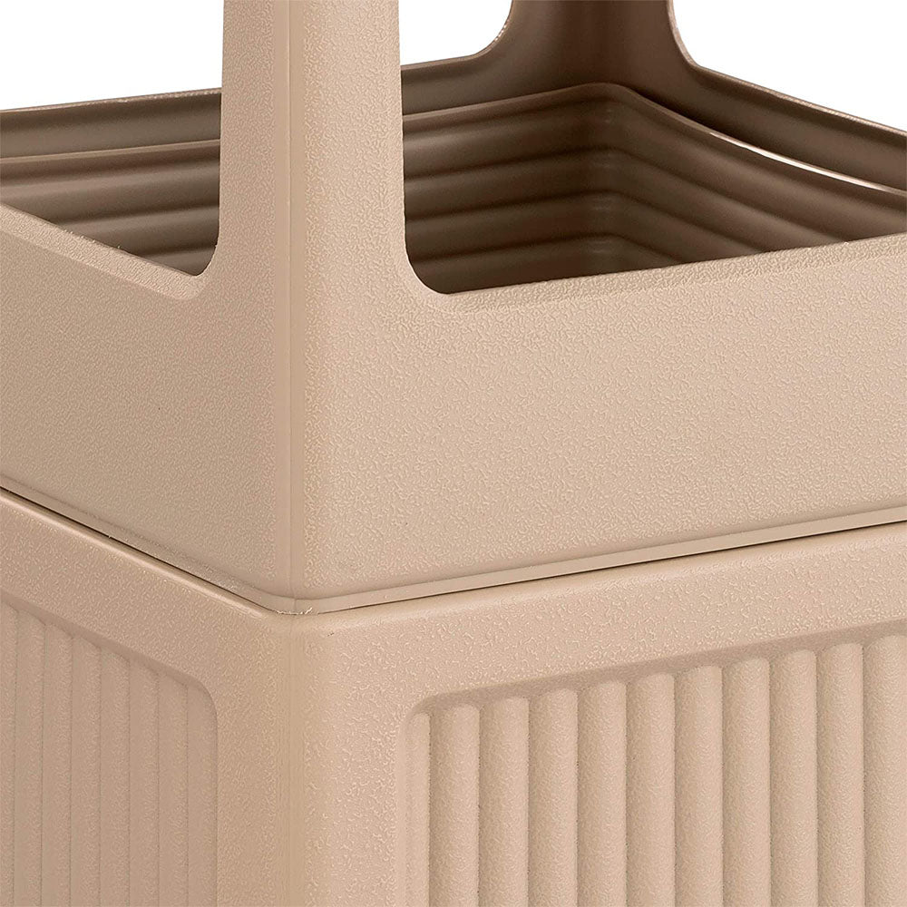 Safco Canmeleon Outdoor and Indoor Recessed Panel Trash Can, 38 Gallon Capacity