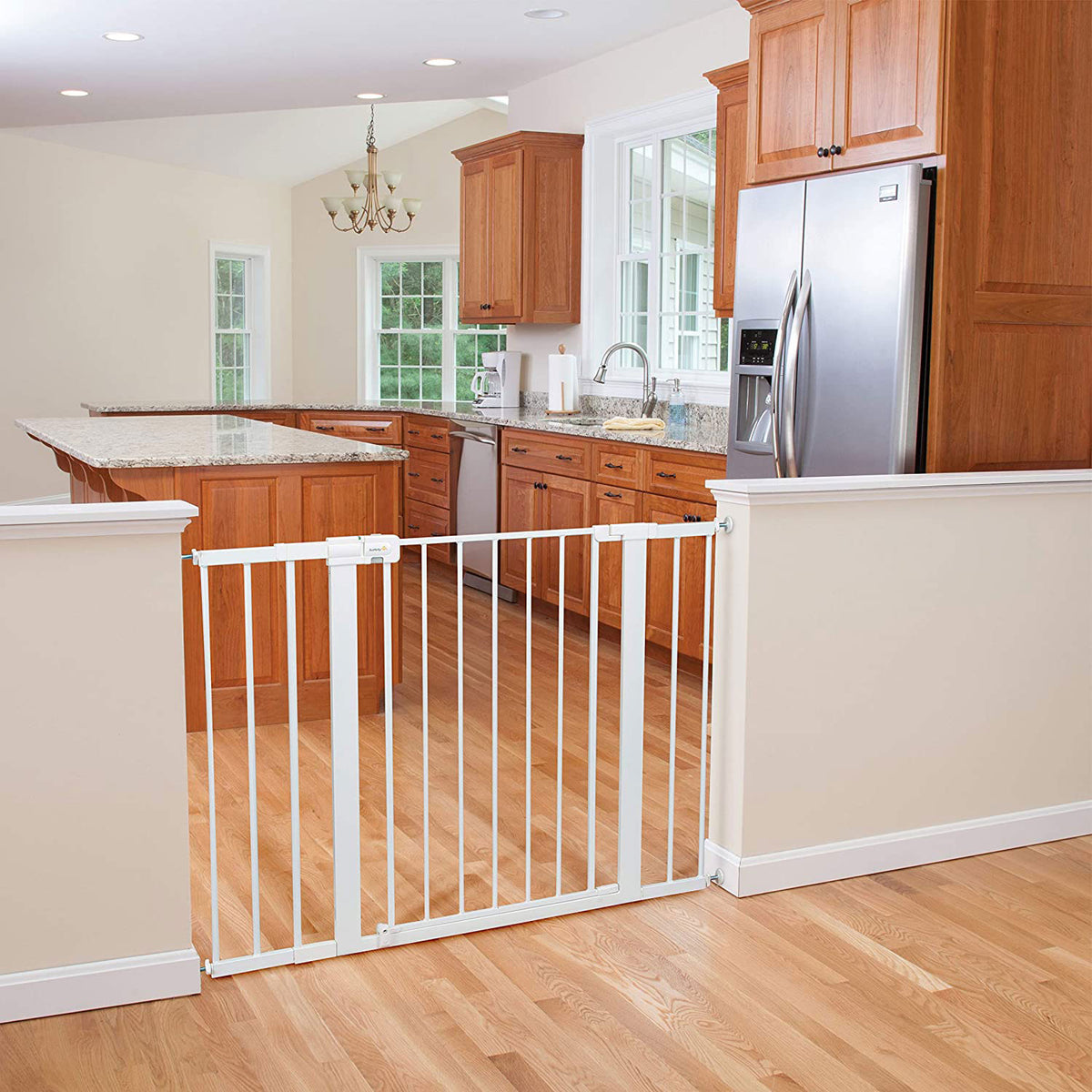 Safety 1st Easy Install Tall & Wide Pressure Mount 29 to 47 In Baby Safety Gate - VMInnovations