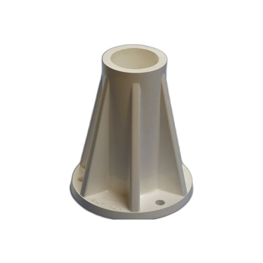 Saftron 6 Inch Surface Mount for 1.9 Inch Pool Ladder or Rail, Beige (Open Box)