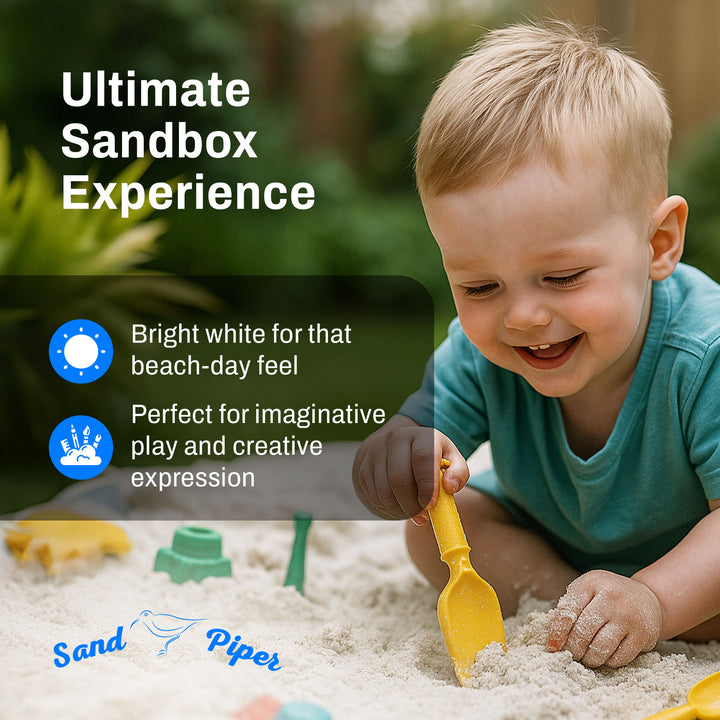 SandPiper 50lb Premium Grade Multi-Use Play Sand, Chemical Free Formula, 4 Pack
