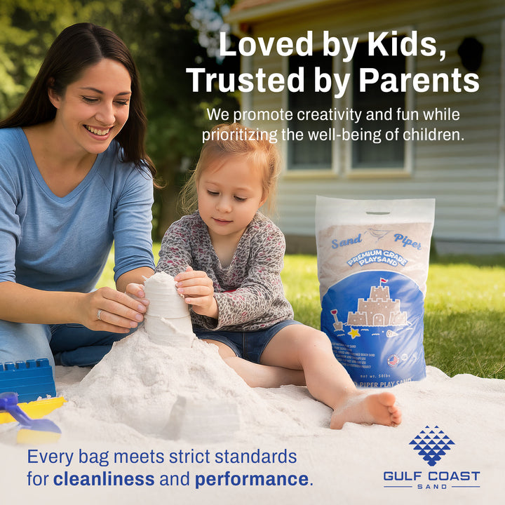 SandPiper 50lb Premium Grade Multi-Use Play Sand, Chemical Free Formula, 4 Pack - VMInnovations