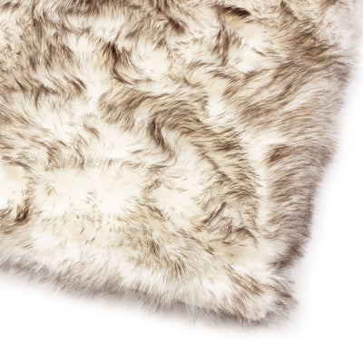 Super Area Rugs Super Soft and Warm Faux Fur 4 x 6 Foot Decorative Shag Area Rug