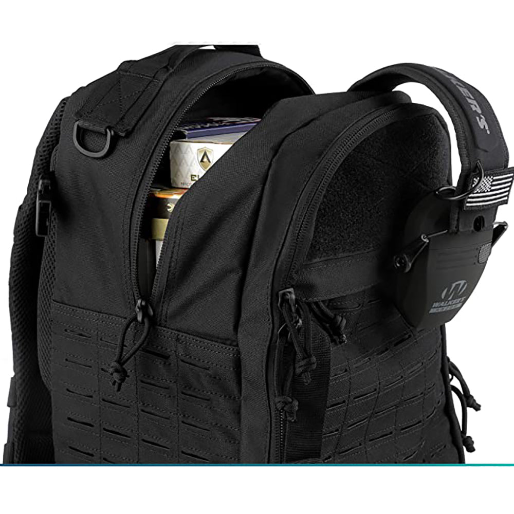 Savior Equipment Heavy-Duty Mobile Arsenal Compact Backpack, Black (Open Box)