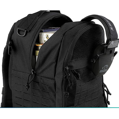 Savior Equipment Heavy-Duty Mobile Arsenal Compact Backpack, Black (Open Box)