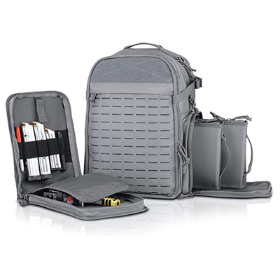 Savior Equipment SEMA Heavy-Duty Mobile Arsenal Large Backpack, Gray (Open Box)
