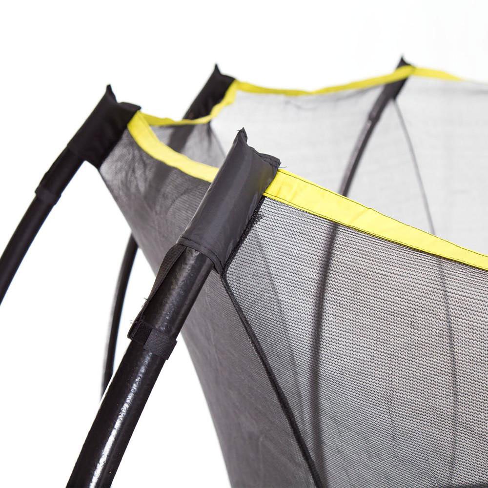 SkyBound Stratos 14 Foot Steel Trampoline + XDP Metal Ground Anchor Kit