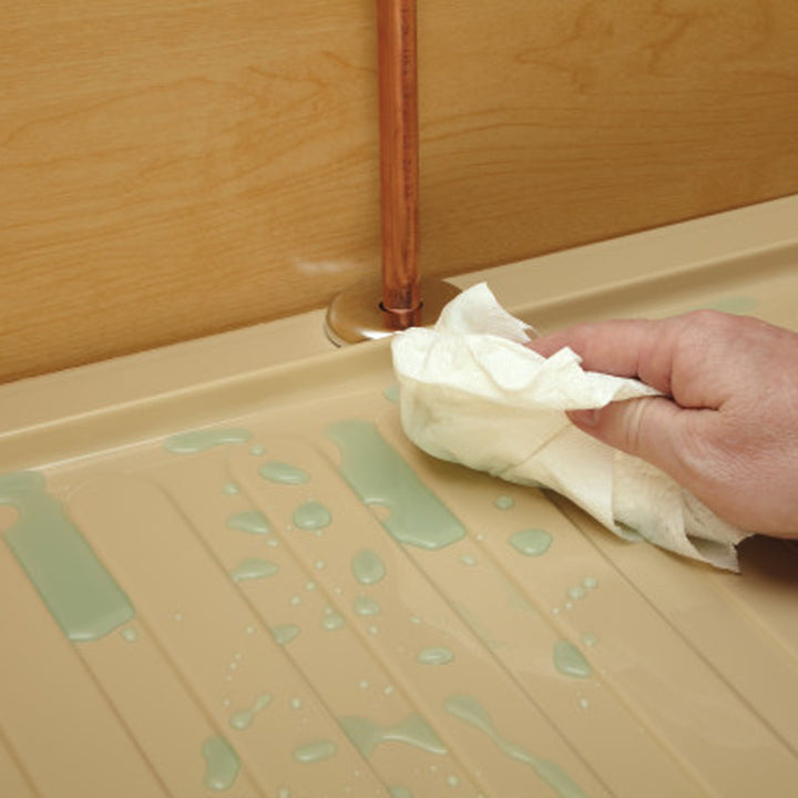 Rev-A-Shelf Under Sink Base Drip Tray Cabinet Accessory, Silver, SBDT-2730-S-1