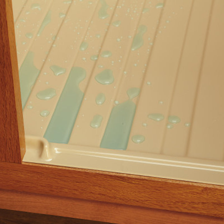 Rev-A-Shelf Under Sink Base Drip Tray Cabinet Accessory, Silver, SBDT-2730-S-1