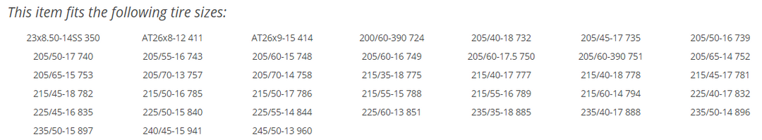 Radial Chain Cable Traction Grip Tire Snow Car Chain Set | SC 1032 (Used)