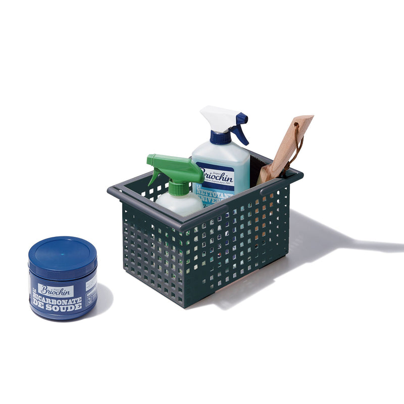 Like-It Stacking Plastic Bathroom Storage Organizer Basket Totes (3 Size Pack)