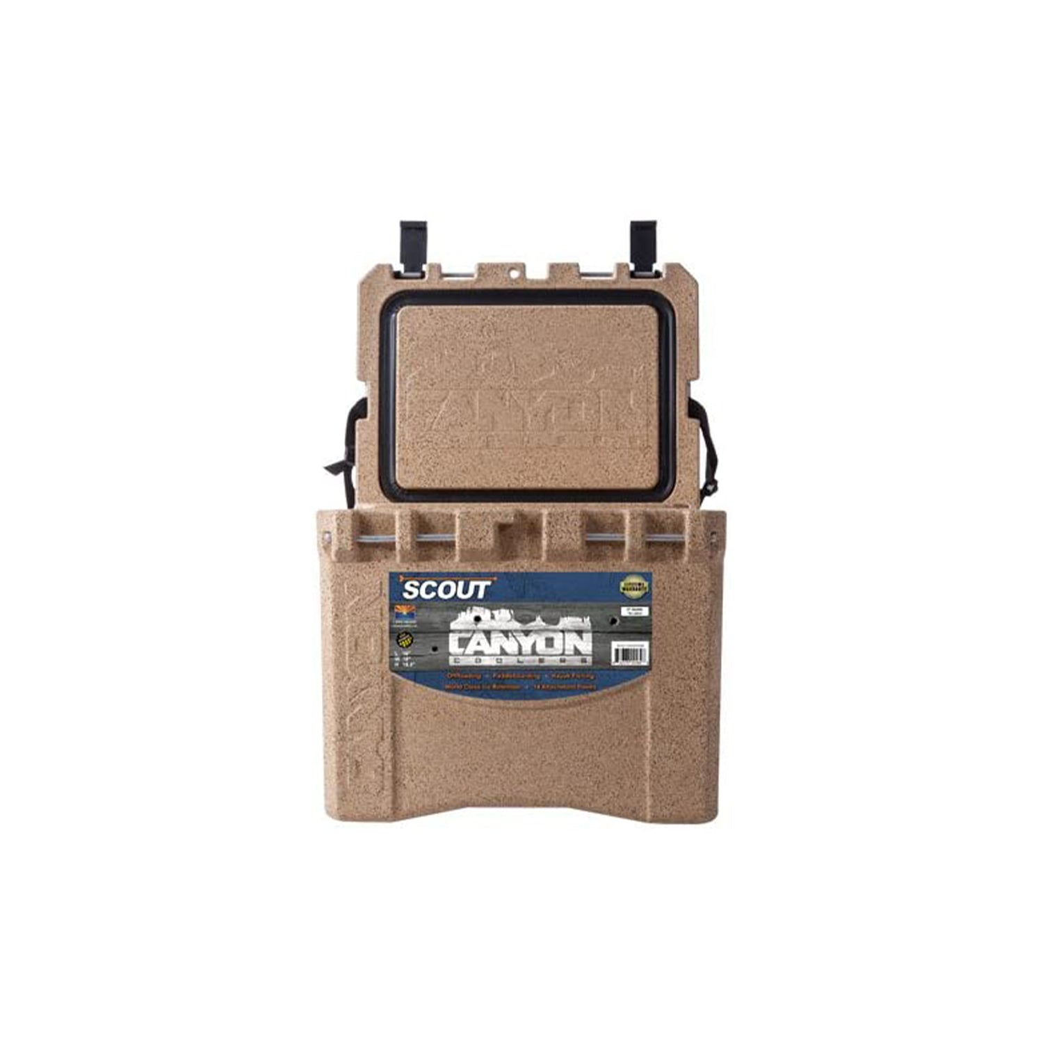 Canyon Coolers Scout 22 Quart 20 Liter Insulated Cooler w/ Tie Downs, Sandstone