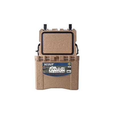 Canyon Coolers Scout 22 Quart 20 Liter Insulated Cooler w/ Tie Downs, Sandstone