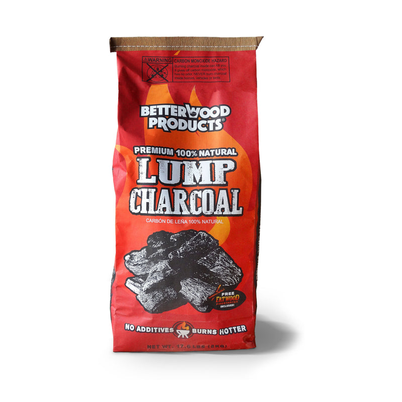 Betterwood Products 3317 100% All Natural Hardwood Lump Charcoal, 17.6 Pounds