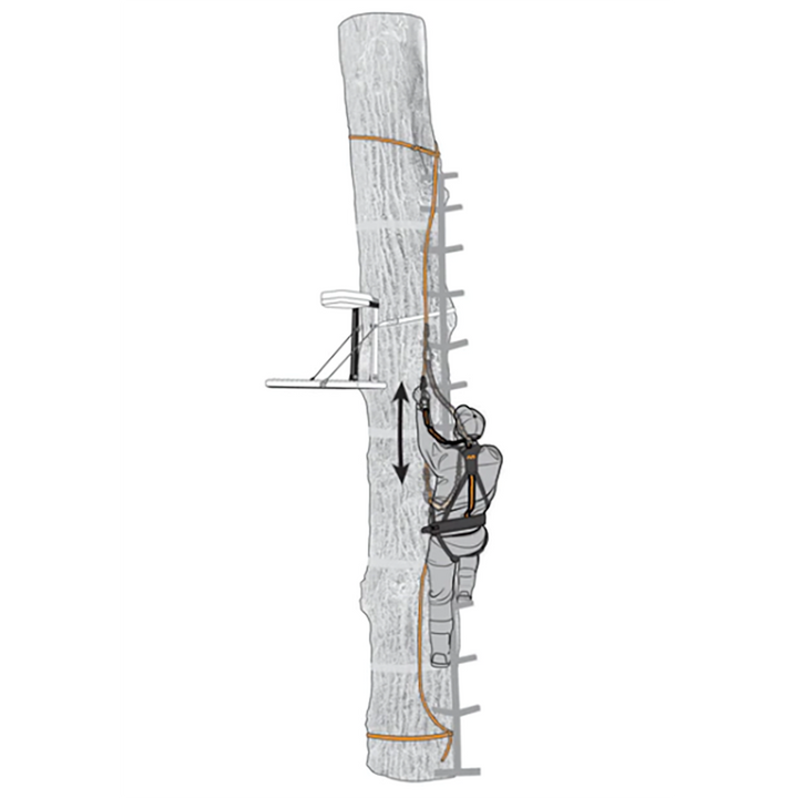 Muddy Safe-Line 30" Durable Nylon Outdoor Hunting & Tree Stand System, (9 Pack) - VMInnovations