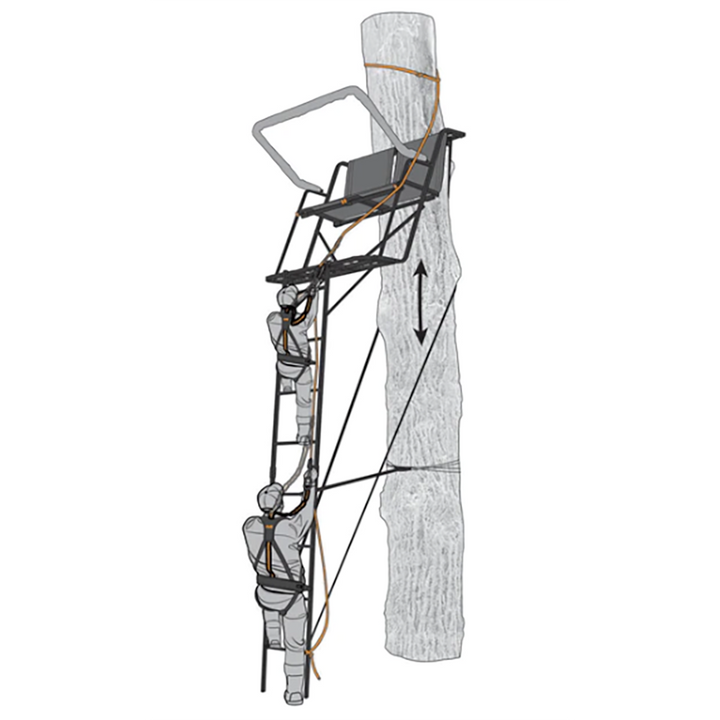 Muddy Safe-Line 30" Durable Nylon Outdoor Hunting & Tree Stand System, (9 Pack) - VMInnovations