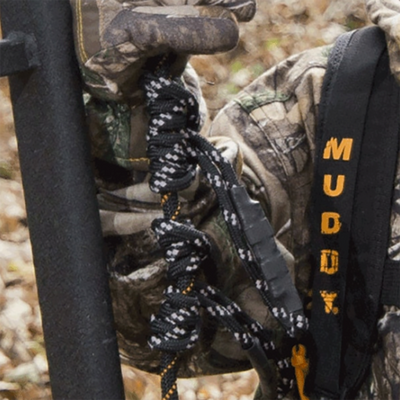 Muddy Safe-Line 30" Durable Nylon Outdoor Hunting & Tree Stand System, (6 Pack)