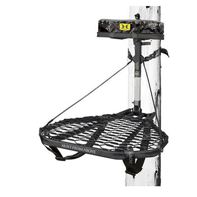 Hawk COMBAT Hang-On Hunting Treestand & Full-Body Safety Harness (Open Box)