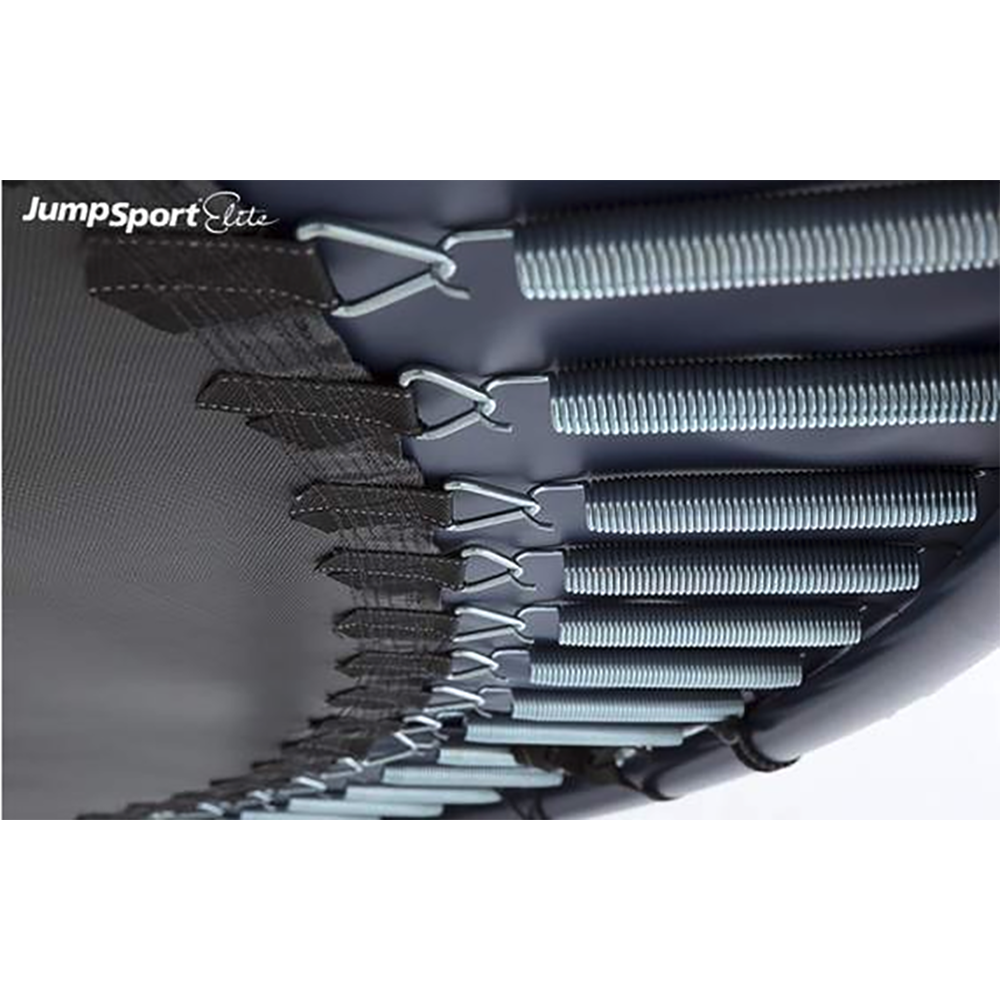 JumpSport Elite 14 Foot StagedBounce Technology Trampoline System with Enclosure - VMInnovations
