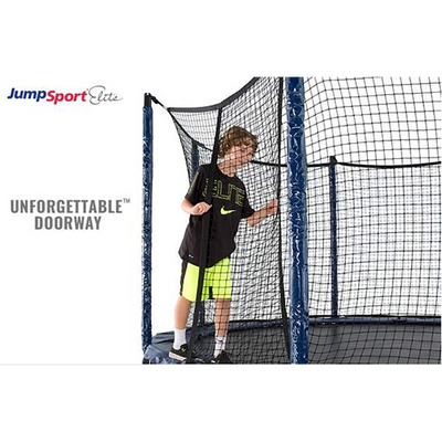 JumpSport Elite 14 Foot StagedBounce Technology Trampoline System with Enclosure - VMInnovations