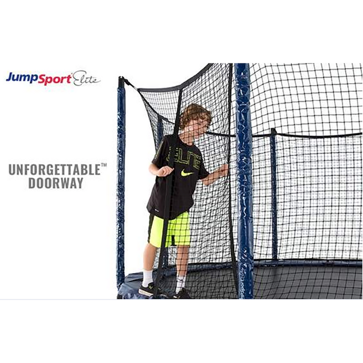 JumpSport Elite 14 Foot StagedBounce Technology Trampoline System with Enclosure - VMInnovations