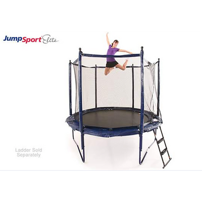 JumpSport Elite 10 Foot StagedBounce Technology Trampoline System with Enclosure