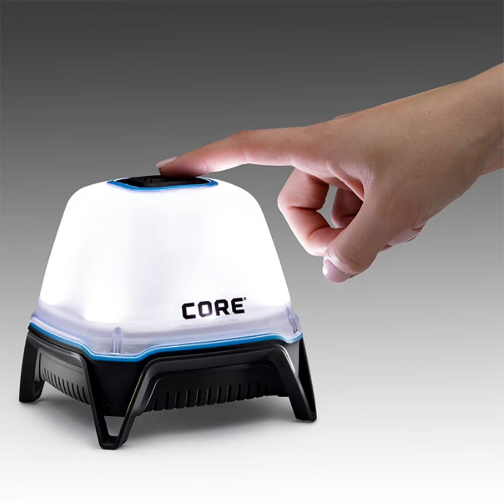 CORE 750 Lumen Rechargeable Camping Emergency Lantern w/USB , White (Open Box) - VMInnovations
