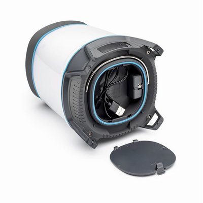 CORE 1250 Lumen Rechargeable Bluetooth Speaker & Lantern with USB Outlet, Gray