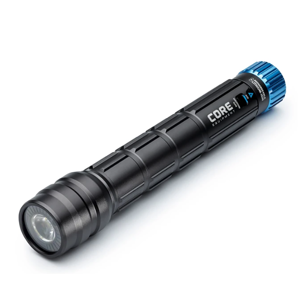 CORE 1500 Lumen CREE LED Rechargeable Camping Flashlight and Batteries(Open Box)