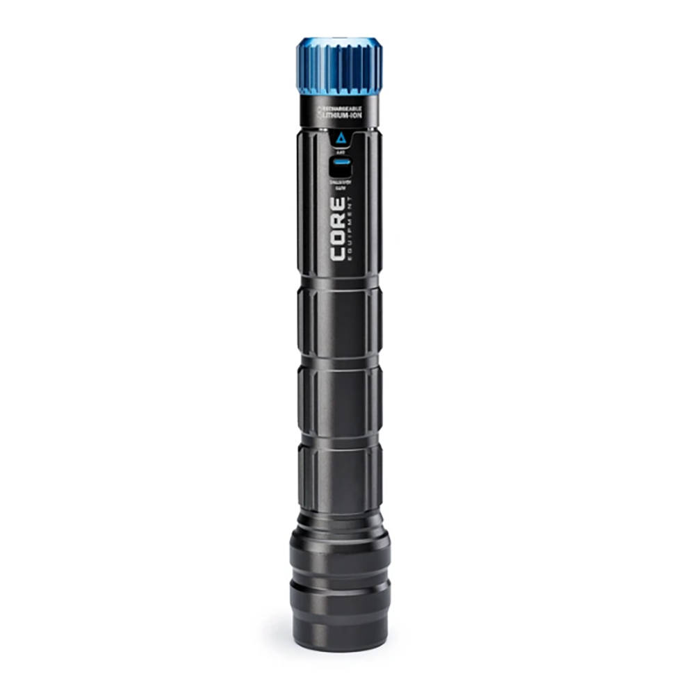 CORE 1500 Lumen CREE LED Rechargeable Camping Flashlight and Batteries(Open Box)