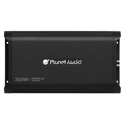 Planet Audio MB300.4D 4 Channel 1200W Full Range Class D Car Amp (4 Pack)