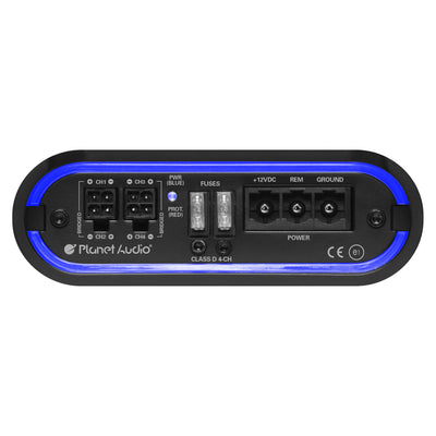 Planet Audio MB300.4D 4 Channel 1200W Full Range Class D Car Amp (4 Pack)