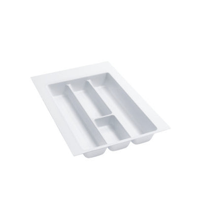 Rev-A-Shelf GUT-12W-52 Plastic Compartment Utility Tray Insert Organizer, White