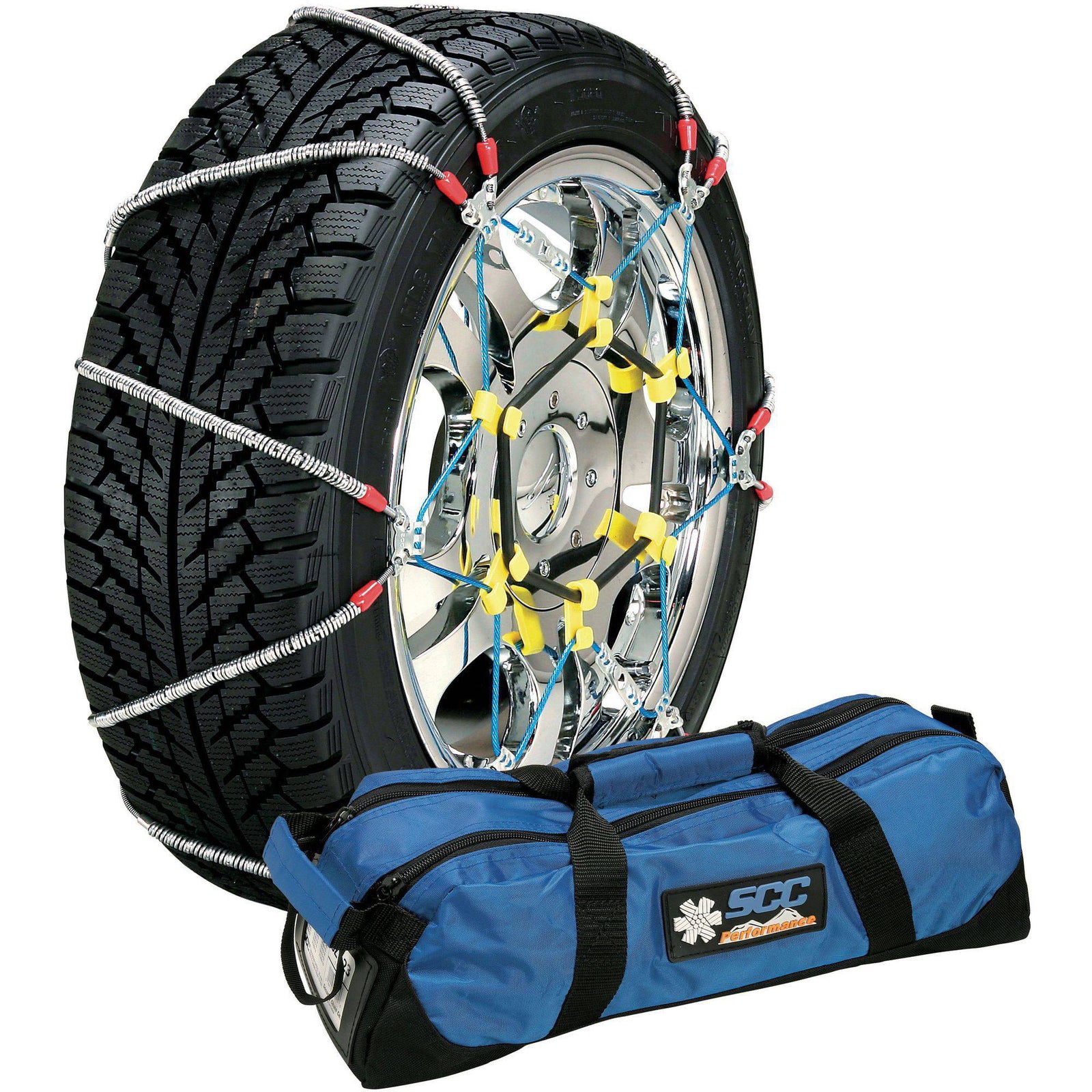 Security Chain SZ451 Super Z6 Car Truck Snow Radial Cable Tire Chain, Pair - VMInnovations