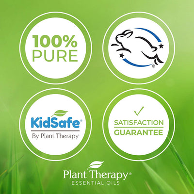 Plant Therapy 10mL Essential Oils Wellness Sampler, 0.33 Oz, Set of 3 (3 Pack)