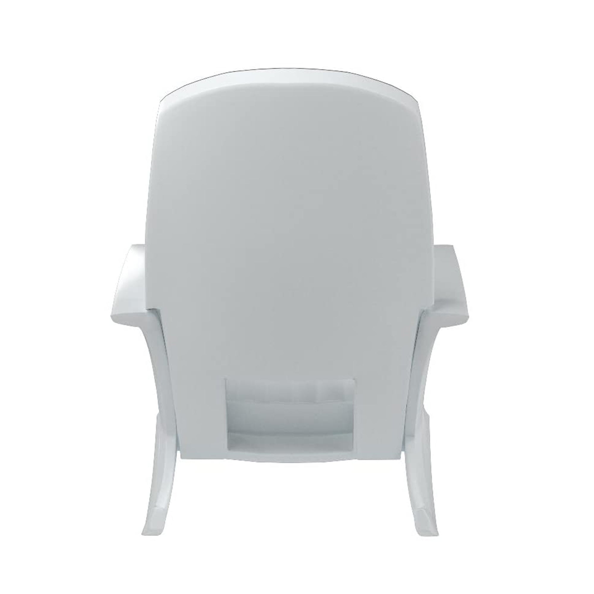 Semco Plastics SEMS Recycled Plastic Resin Patio Rocking Chair, White(For Parts)