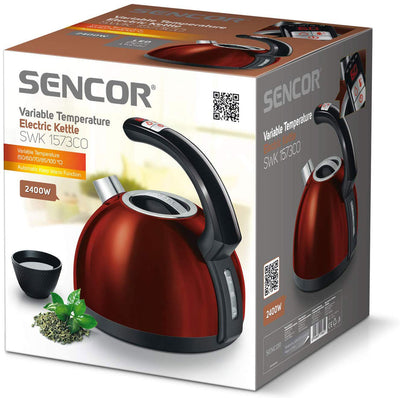 Sencor Stainless Steel Temperature Control Electric Kettle, Copper (Open Box)